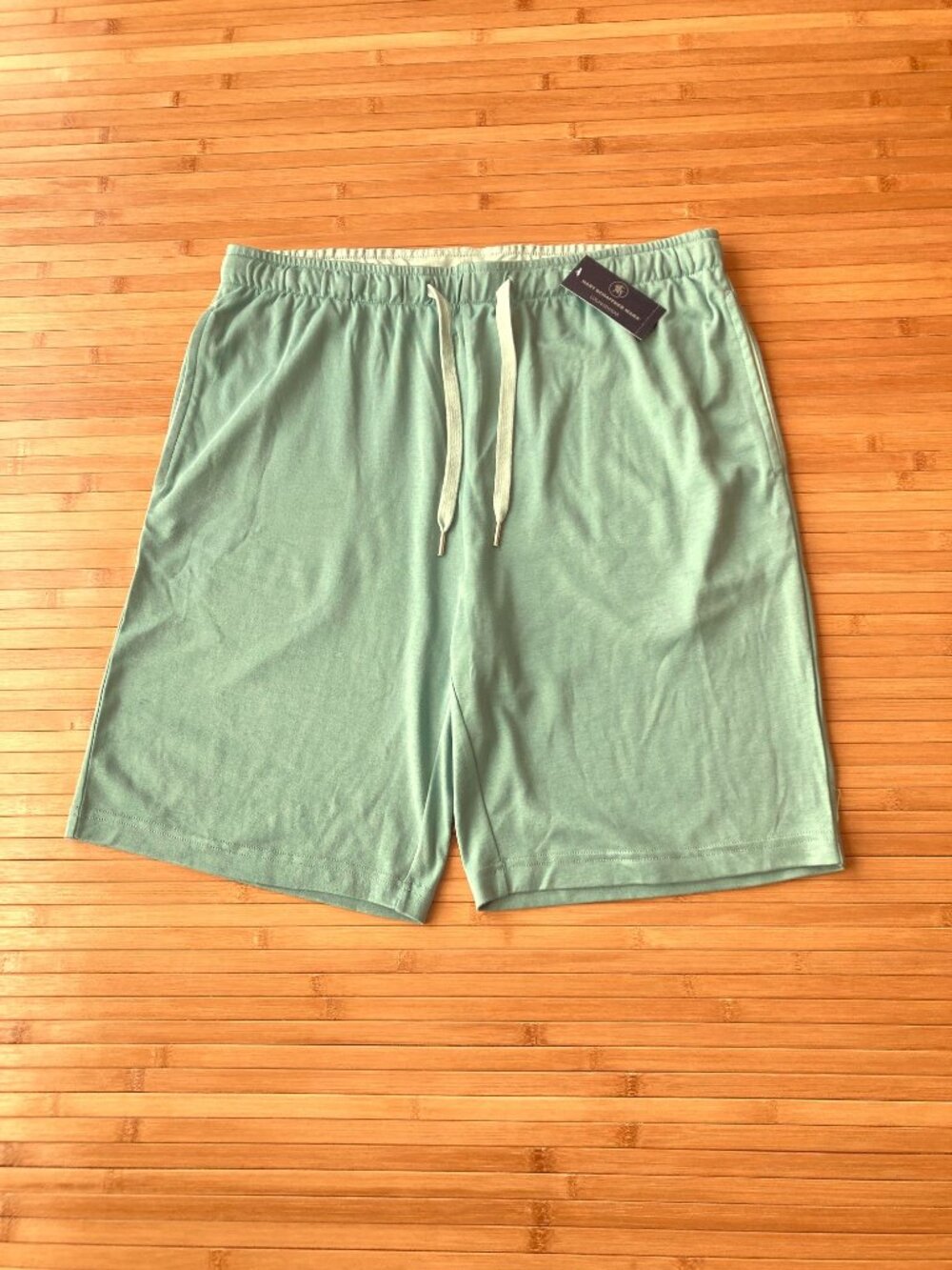 Hart Schaffner Marx Sleep Shorts Lounge Mens Large L Mineral Green NWT